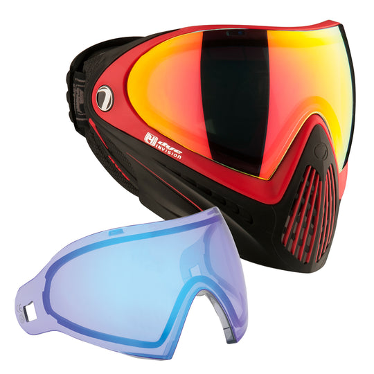 DYE I4 PRO Goggle - Meltdown paintball goggle – alternate angle