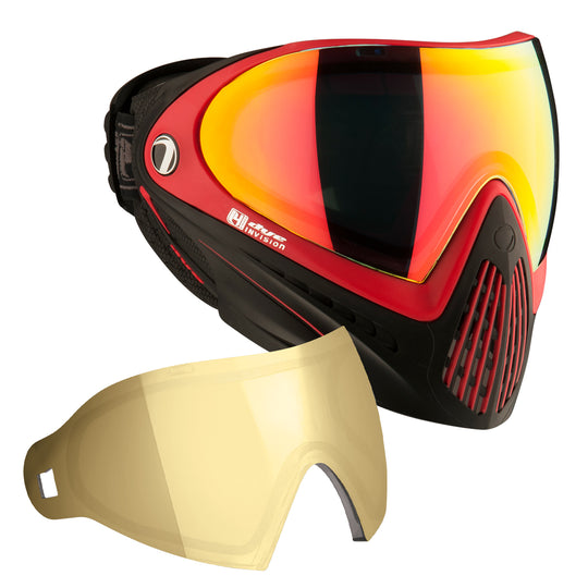 DYE I4 PRO Goggle - Meltdown paintball goggle – in-hand scale reference