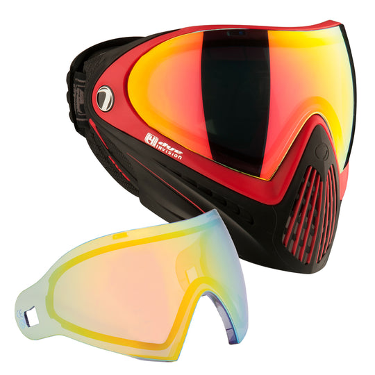 DYE I4 PRO Goggle - Meltdown paintball goggle – packaging shot