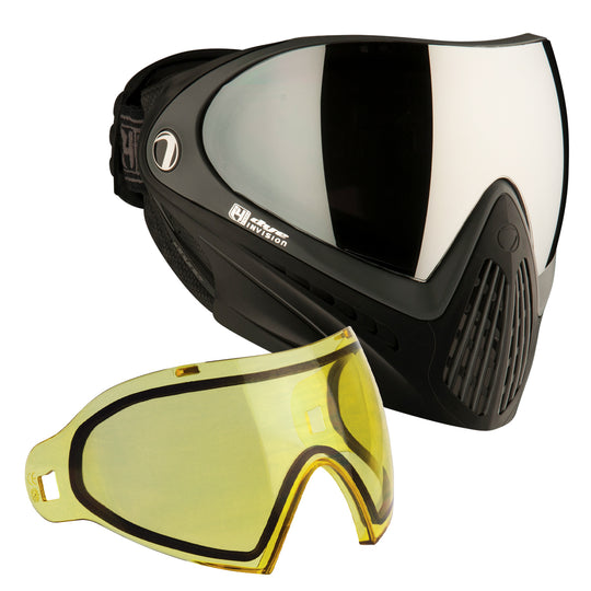 DYE I4 PRO Goggle - Shadow paintball goggle – top-down detail view