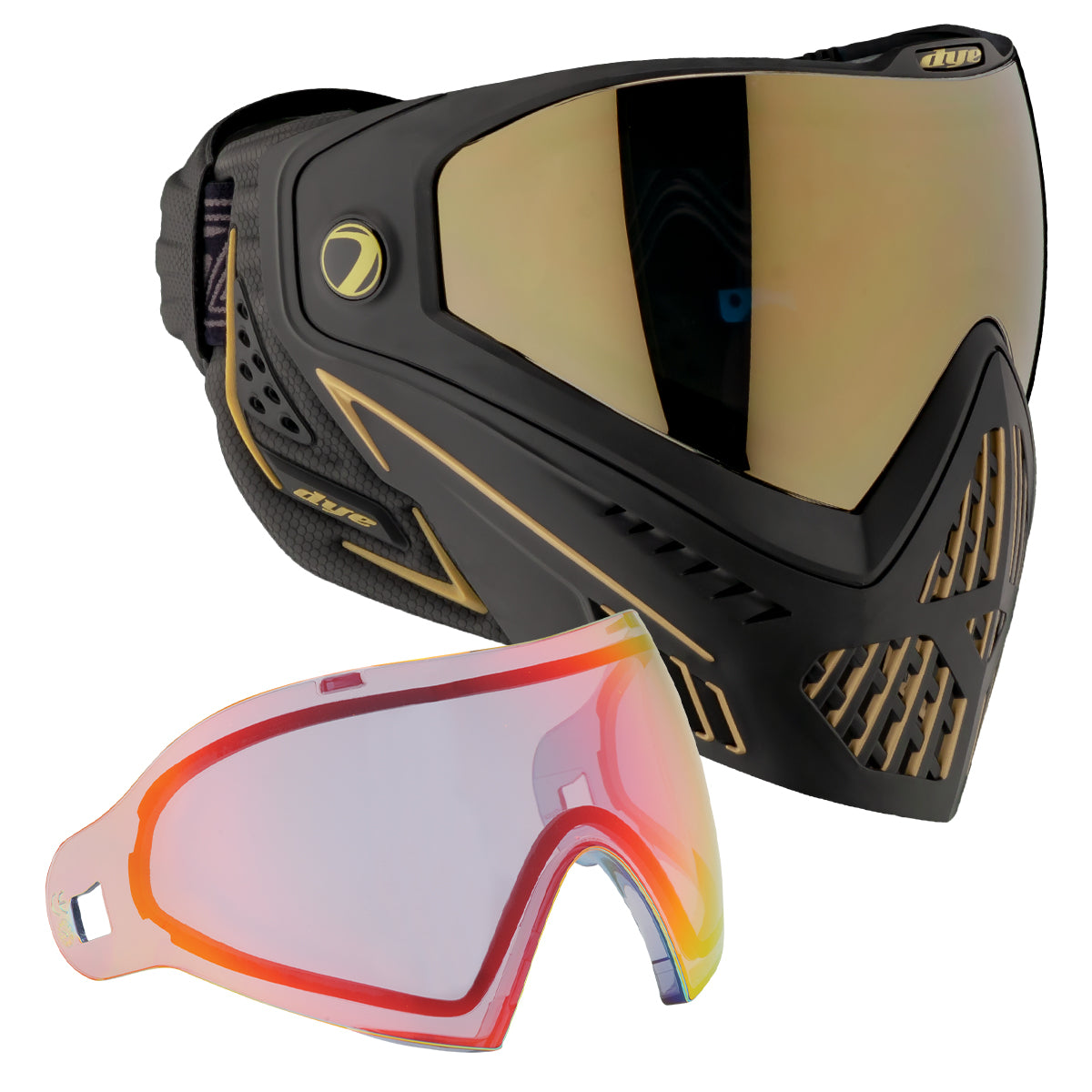 DYE i5 GOGGLE - ONYX GOLD 2.0 – DYE Paintball