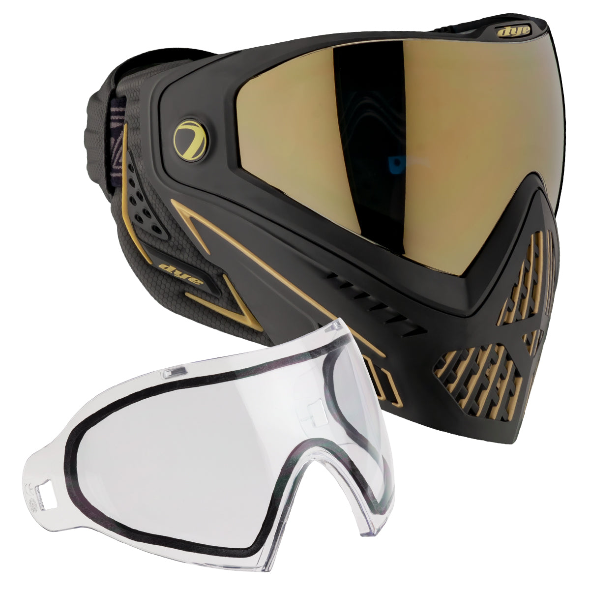 DYE i5 GOGGLE - ONYX GOLD 2.0 – DYE Paintball