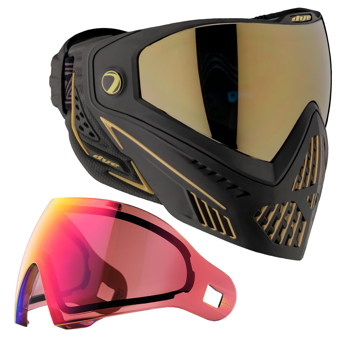 DYE i5 GOGGLE - ONYX GOLD 2.0 – DYE Paintball