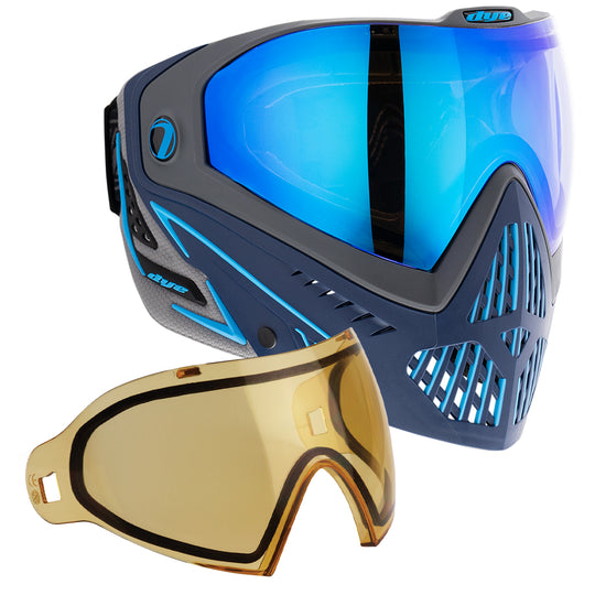DYE I5 Goggle - Raiseup paintball goggle – rear / underside view