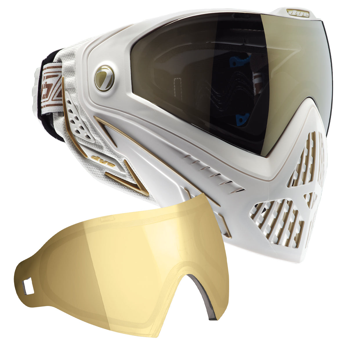 DYE i5 GOGGLE - WHITE GOLD – DYE Paintball