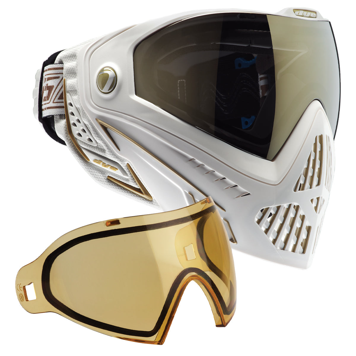 Dye i5 ペイントボールゴーグル DYE i5 GOGGLE - WHITE GOLD – DYE Paintball