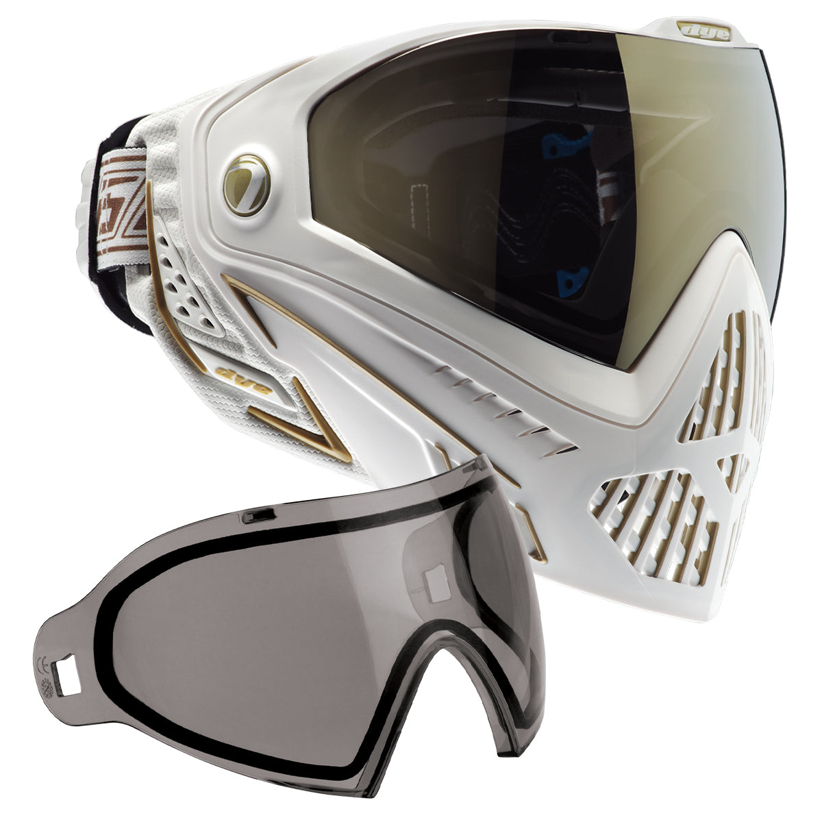 DYE i5 GOGGLE - WHITE GOLD – DYE Paintball