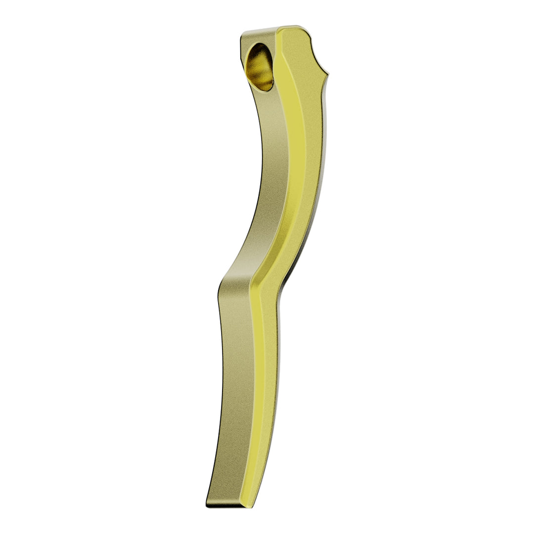 DYE Switchblade Trigger - Deuce Blade paintball marker trigger blade – alternate angle