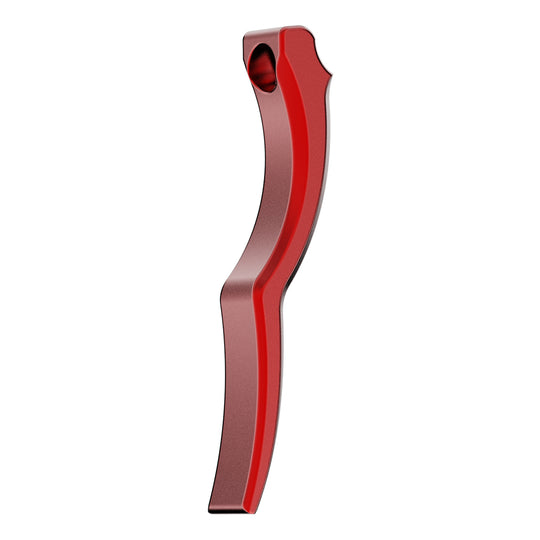 DYE Switchblade Trigger - Deuce Blade paintball marker trigger blade – in-hand scale reference