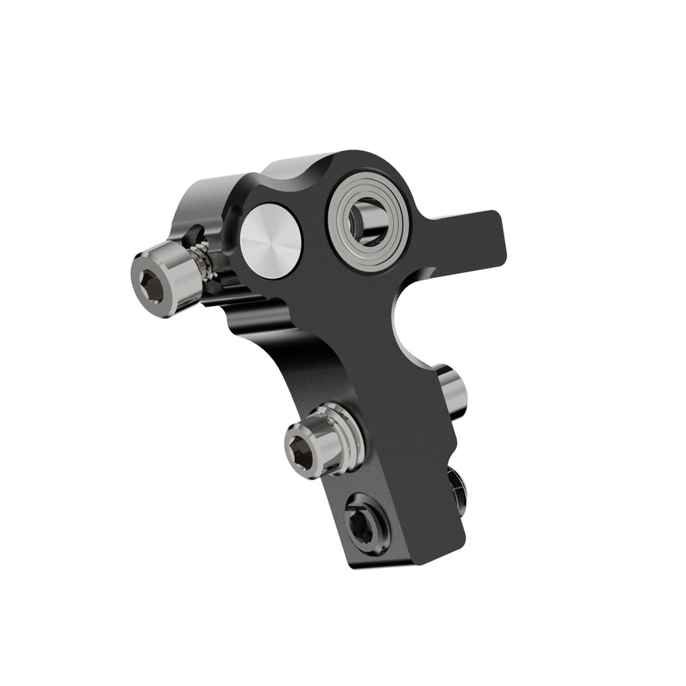 DYE Switchblade Trigger - BASE -dsr/+ paintball marker trigger blade – angled side view