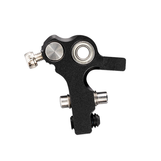 DYE Switchblade Trigger - BASE -dsr/+ paintball marker trigger blade in Base -Dsr/+/Pro – front view, studio shot