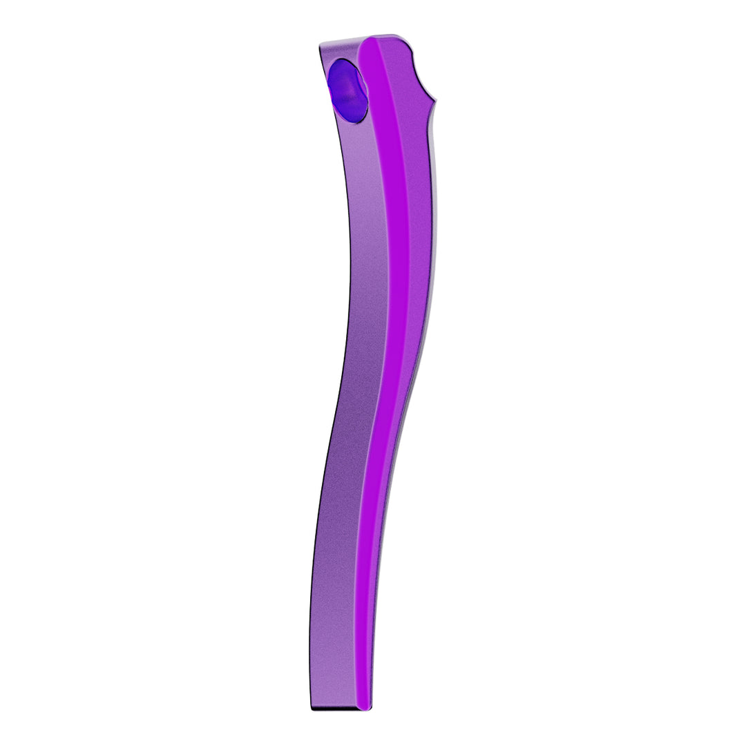 DYE Switchblade Trigger - Scythe Blade paintball marker trigger blade – color detail close-up