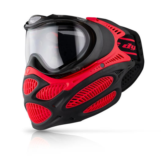 DYE i3 Pro paintball goggle – close-up of key feature