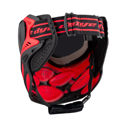 DYE i3 Pro paintball goggle – rear / underside view