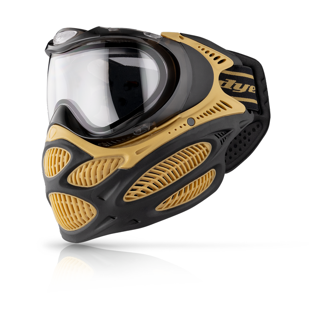 DYE i3 Pro paintball goggle – close-up of key feature