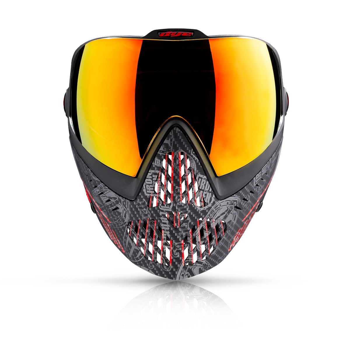 DYE i5 ゴーグル ブラック/レッド/ミラー DYE i5 GOGGLE - IM SHIELDS – DYE Paintball