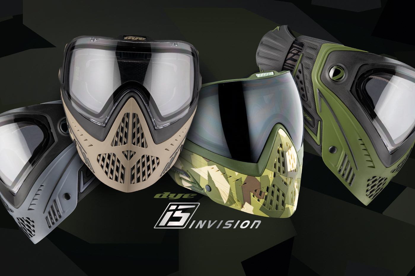Dye Paintball Bandana 2013 - Fascia Per Testa Caleidoscopio Verde, Taglia Unica