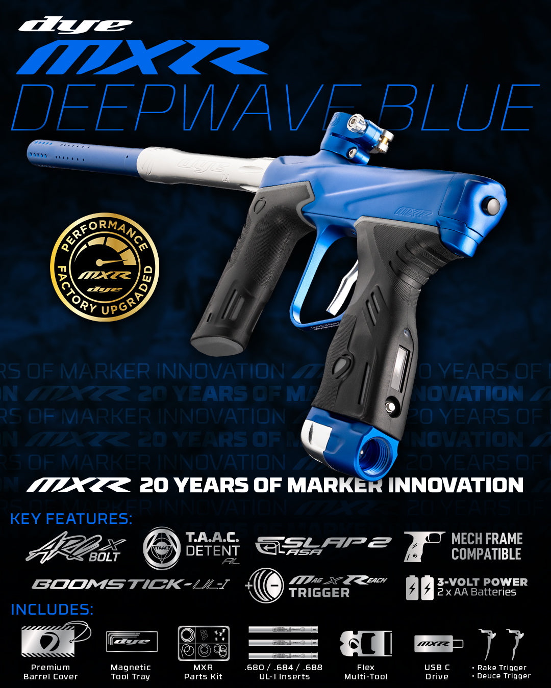 MXR MARKER DEEPWAVE BLUE