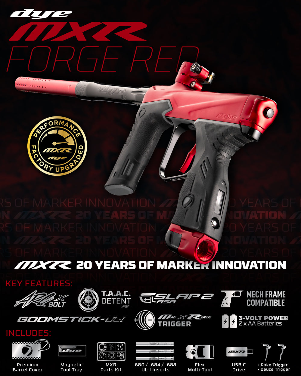 MXR MARKER FORGE RED
