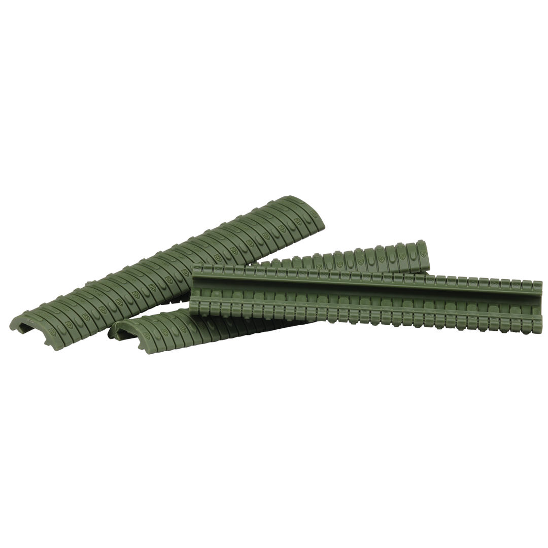 DAM Modular Rail Covers 4pk - Olive Drab