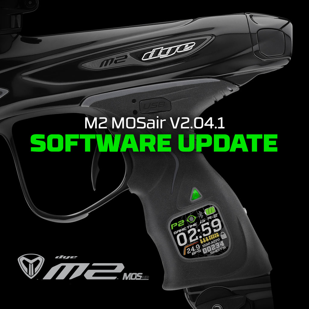 M2 MOSair Software | DYE M2 MOSAir Marker – DYE Paintball