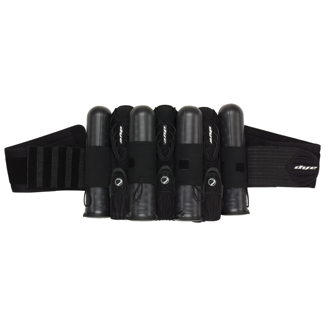Dye Assault Paintball Pod Pack Harness – 3+4 Pod Capacity – Black, New
