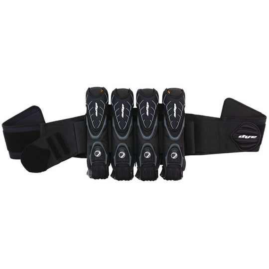 DYE Assault Pack Pro Harness - 4+5 paintball pod harness – angled side view