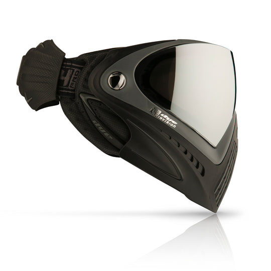 DYE I4 PRO Goggle - Shadow paintball goggle – angled side view